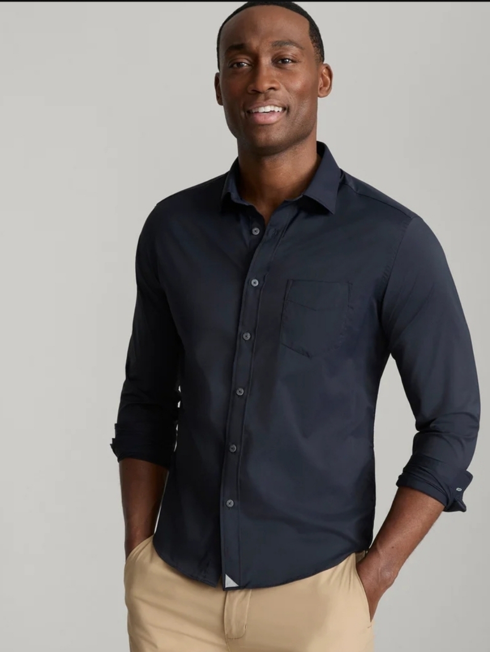 Untuckit Performance Gironde Shirt Slim Fit Black M